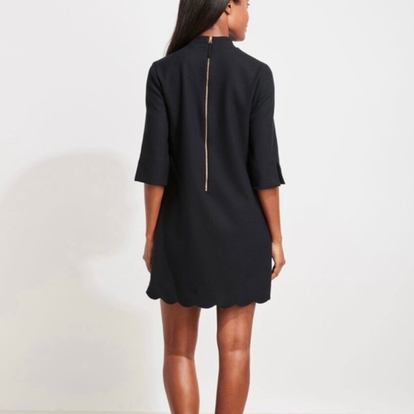 NWT Vineyard Vines Scalloped Ponte Shift Dress - 8 - Picture 1 of 9